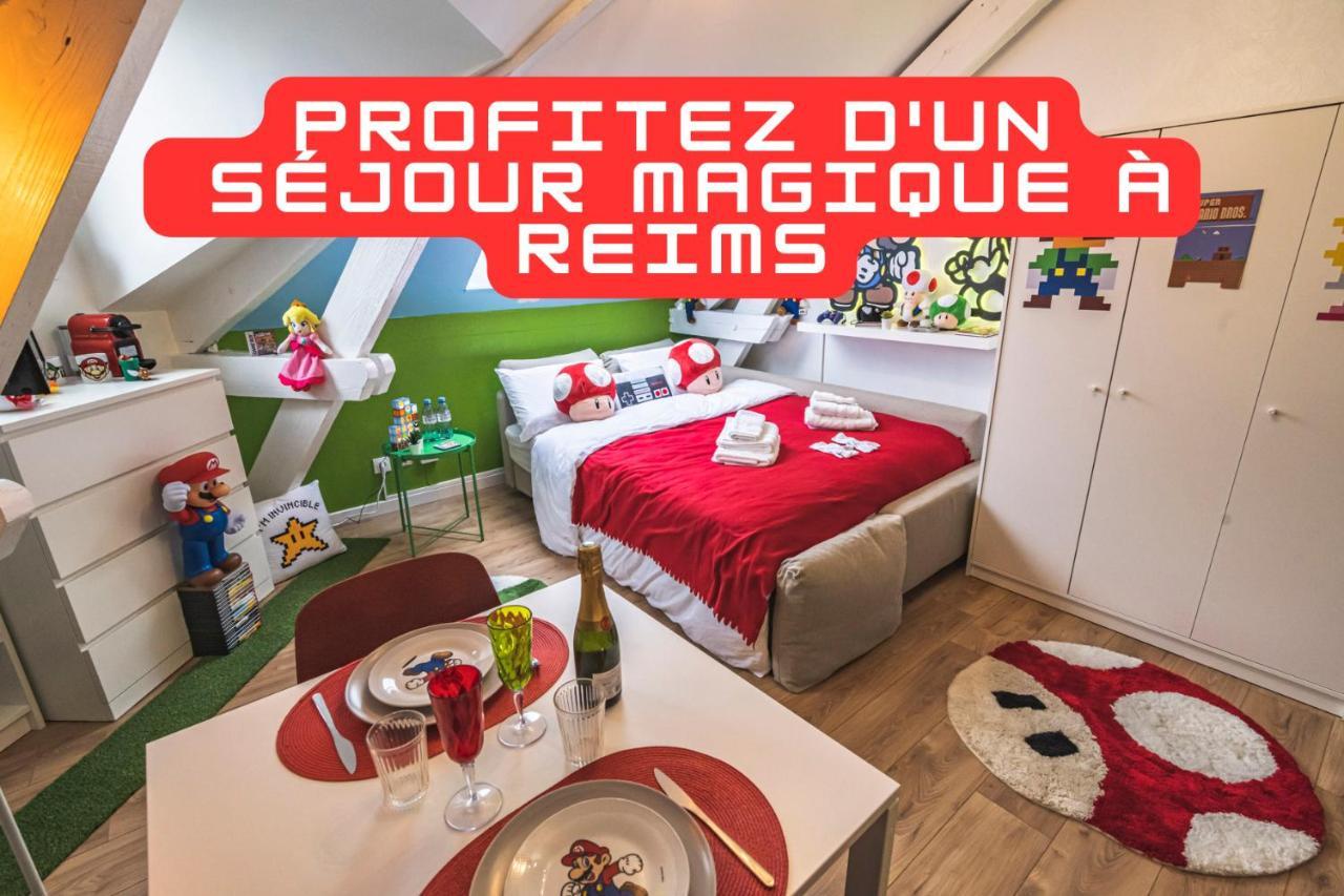 Explorereims - Studio Magique Proche Gare Et Centre Eksteriør bilde